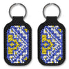 Bead embroidery kit on artificial leather Key