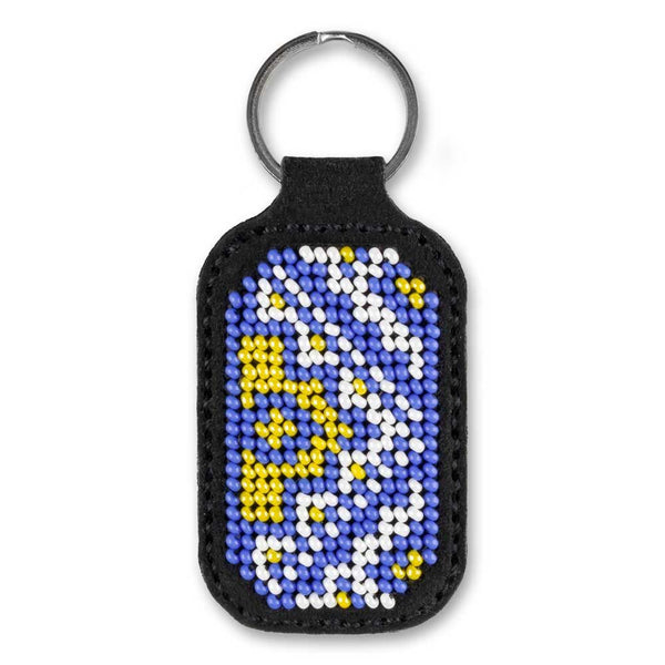 Bead embroidery kit on artificial leather Key