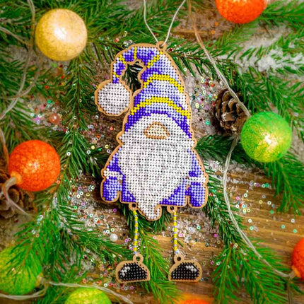 DIY Christmas tree toy kit "Gnome"