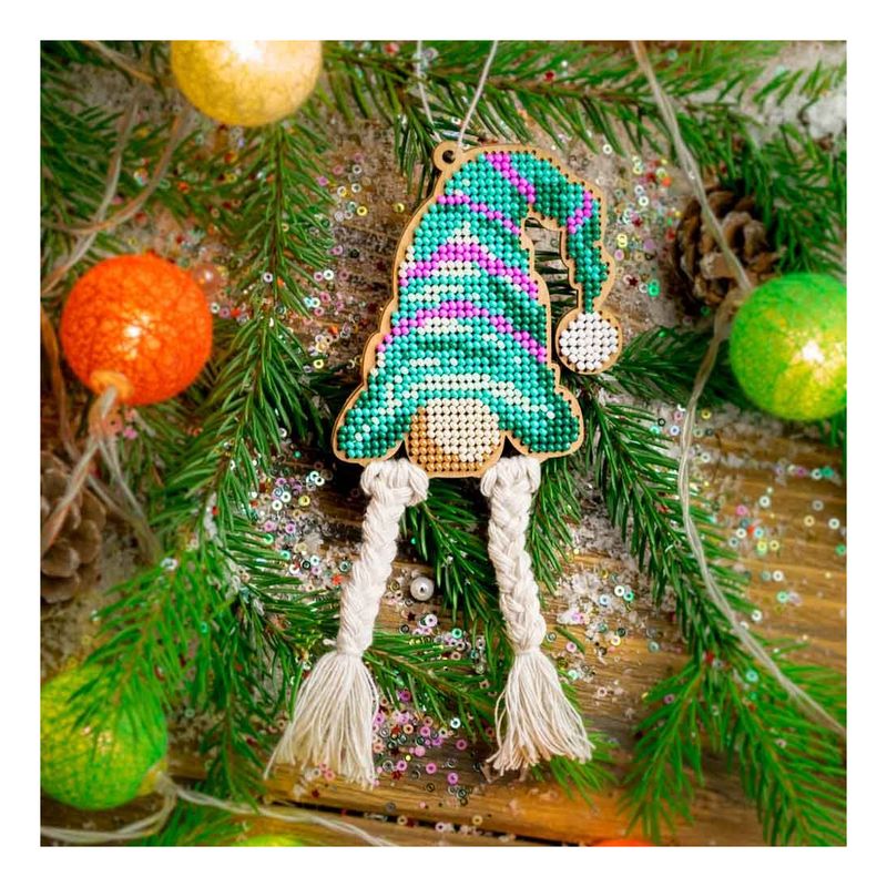 DIY Christmas tree toy kit "Gnome"