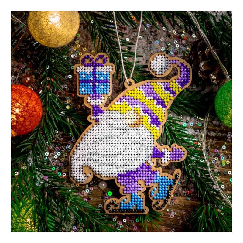 DIY Christmas tree toy kit "Gnome"