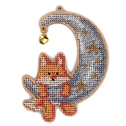 DIY Christmas tree toy kit "Fox on the moon"
