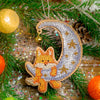 DIY Christmas tree toy kit "Fox on the moon"