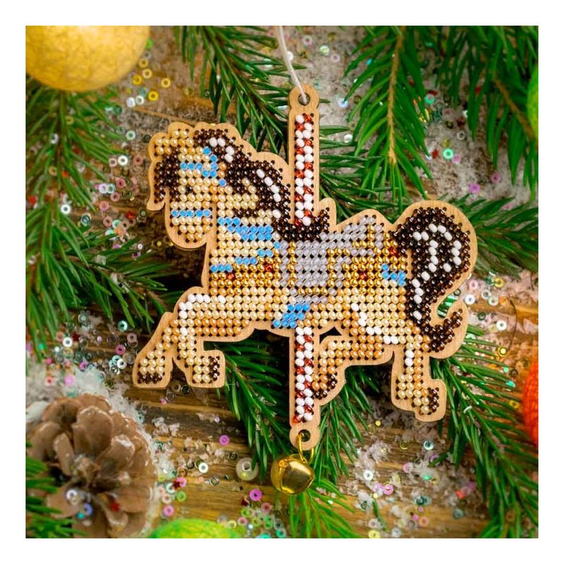 DIY Christmas tree toy kit "Horse"