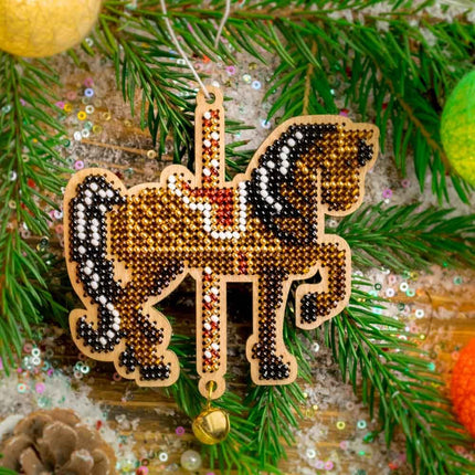 DIY Christmas tree toy kit "Horse"