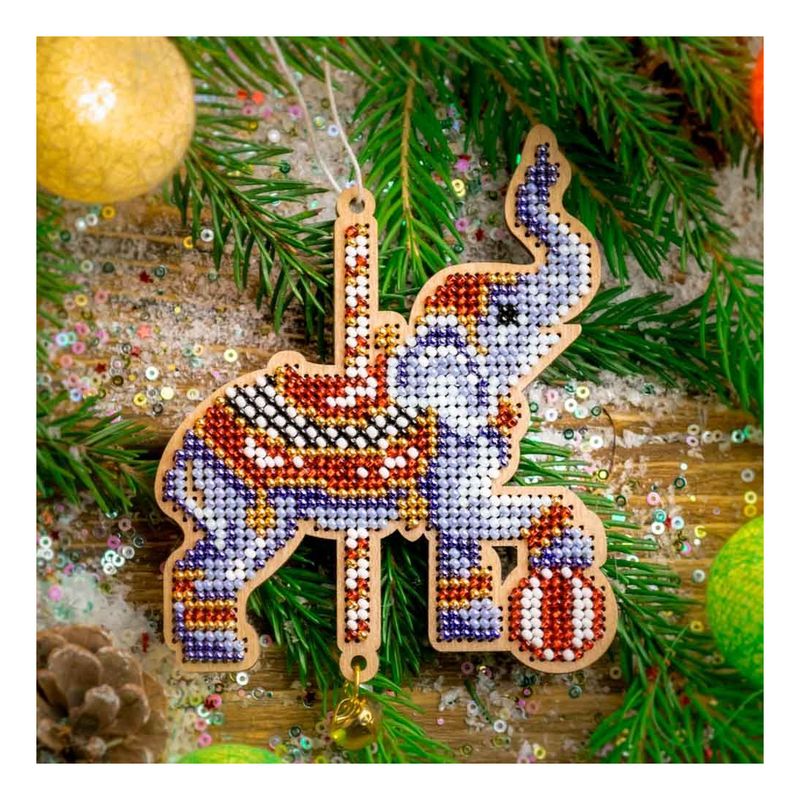 DIY Christmas tree toy kit "Elephant"