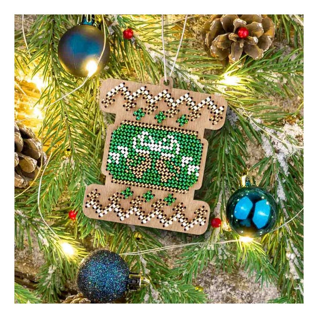 DIY Christmas tree toy kit "Spool of thread"