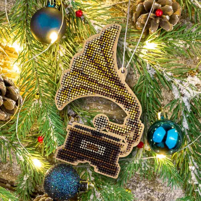 DIY Christmas tree toy kit "Gramophone"