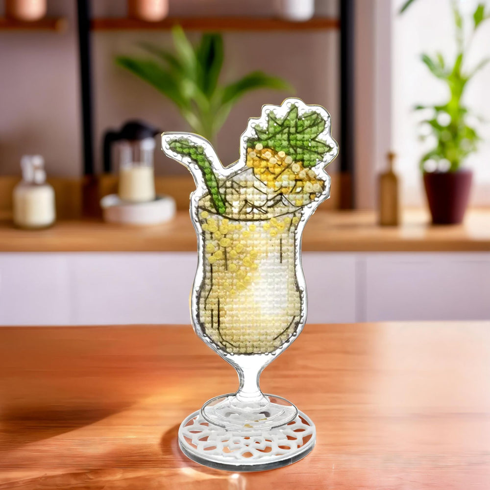 DIY Cross-Stitch Kit: "Pina Colada"
