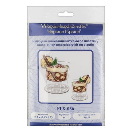 DIY Cross-Stitch Kit: "Cocktail Charm"