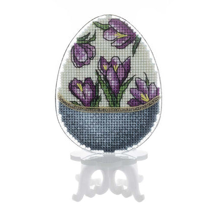 Cross-Stitch on plastic canvas “Easter Egg”