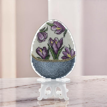Cross-Stitch on plastic canvas “Easter Egg”