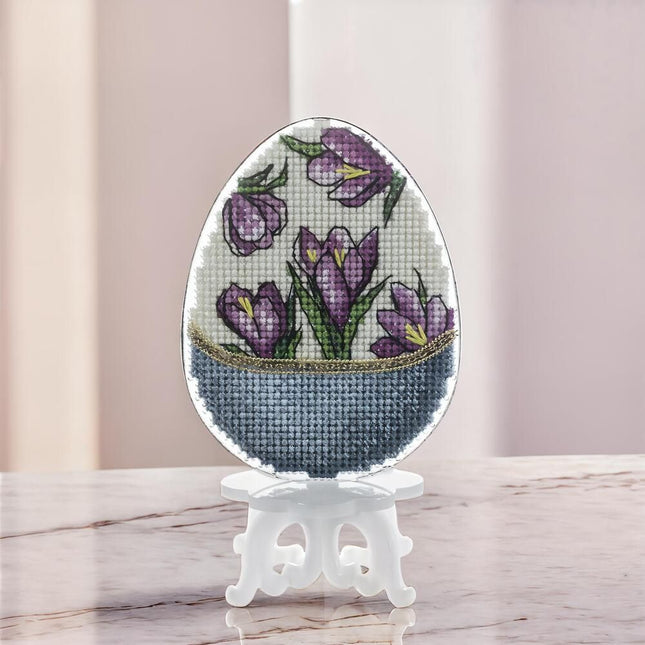 Cross-Stitch on plastic canvas “Easter Egg”