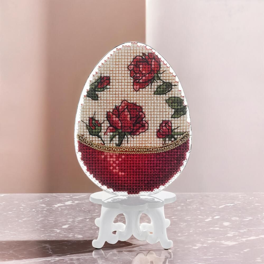 Cross-Stitch on plastic canvas “Easter Egg”