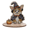 DIY Cross Stitch on Wood Kit "Halloween"