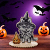 DIY Cross Stitch on Wood Kit "Halloween Wolf"