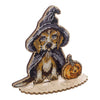 DIY Cross Stitch on Wood Kit "Halloween Dog"