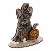 DIY Cross Stitch on Wood Kit "Halloween Dog"