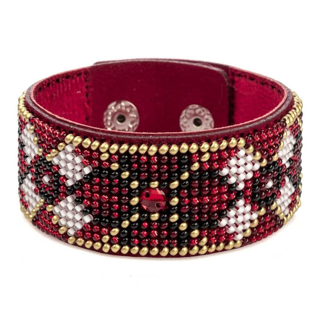 DIY Bracelet Kit – Bead Embroidery Jewelry Making Kit – Handmade Beaded Bracelet Craft kit