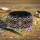 DIY Bracelet Kit – Bead Embroidery Jewelry Making Kit – Handmade Beaded Bracelet Craft kit