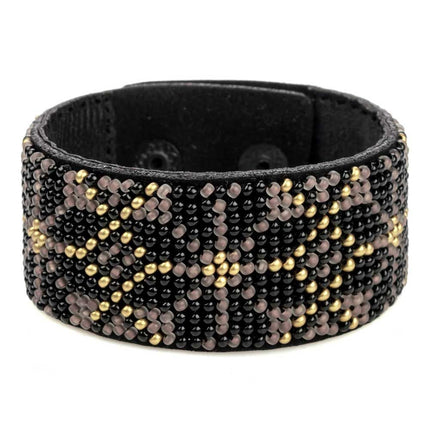 DIY Bracelet Kit – Bead Embroidery Jewelry Making Kit – Handmade Beaded Bracelet Craft kit