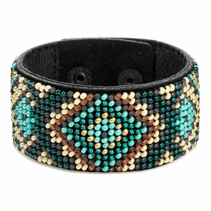 DIY Bracelet Kit – Bead Embroidery Jewelry Making Kit – Handmade Beaded Bracelet Craft kit