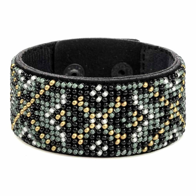 DIY Bracelet Kit – Bead Embroidery Jewelry Making Kit – Handmade Beaded Bracelet Craft kit