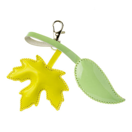 Bead Embroidery Charm Kit on Faux Leather – «Autumn Leaves»