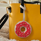Bead Embroidery Charm Kit on Faux Leather – «Glazed Donut»