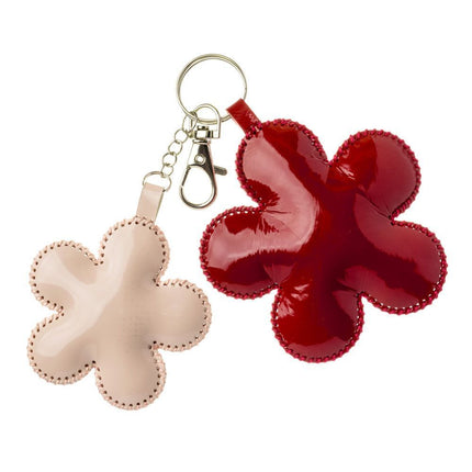 Bead Embroidery Charm Kit on Faux Leather – «Spring Flowers»