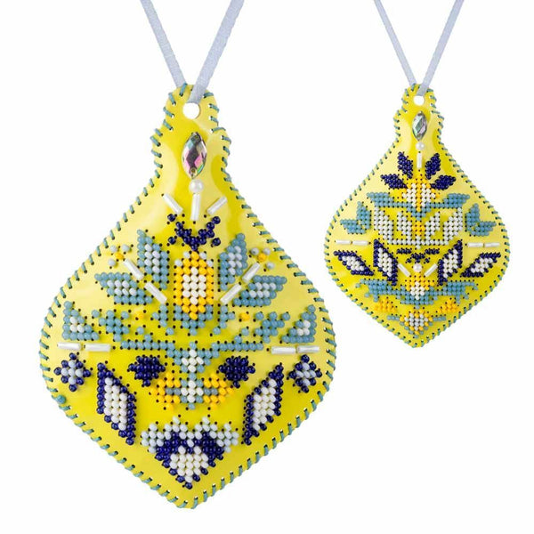 Beaded Embroidery Kit “Icicle Christmas Ornament”