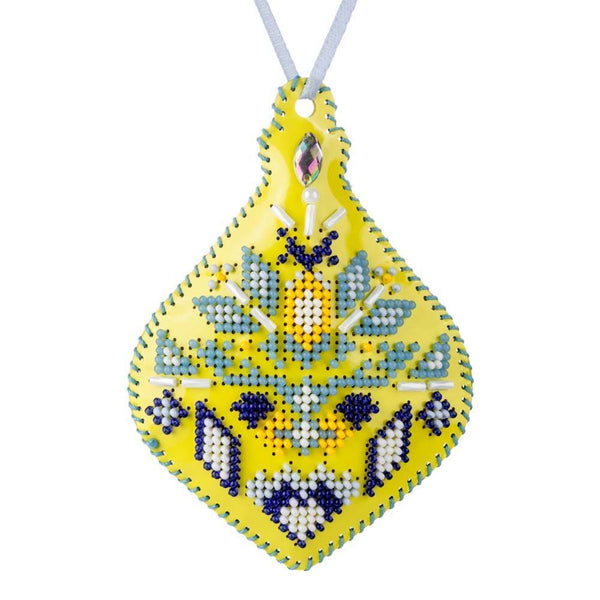 Beaded Embroidery Kit “Icicle Christmas Ornament”