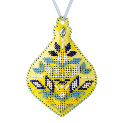 Beaded Embroidery Kit “Icicle Christmas Ornament”