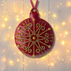 Beaded Embroidery Kit “Bauble Christmas Ornament”