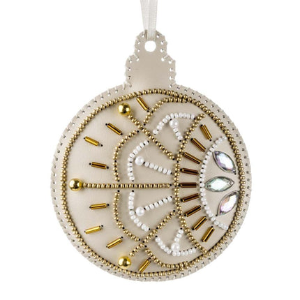 Beaded Embroidery Kit “Bauble Christmas Ornament”