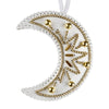 Beaded Embroidery Kit “Crescent Moon Christmas Ornament”
