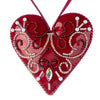 Beaded Embroidery Kit “Heart Christmas Ornament”