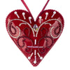 Beaded Embroidery Kit “Heart Christmas Ornament”