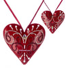 Beaded Embroidery Kit “Heart Christmas Ornament”