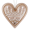 Beaded Embroidery Kit “Heart Christmas Ornament”