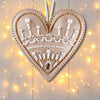 Beaded Embroidery Kit “Heart Christmas Ornament”
