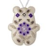 Beaded Embroidery Kit “Bear Christmas Ornament”