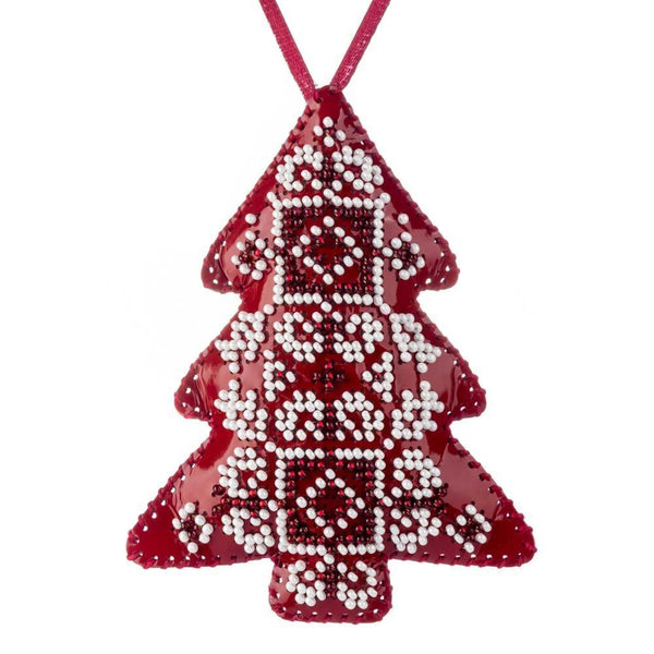Beaded Embroidery Kit “Christmas Tree Ornament”