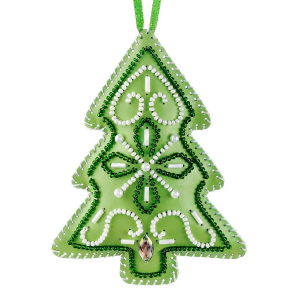 Beaded Embroidery Kit “Christmas Tree Ornament”