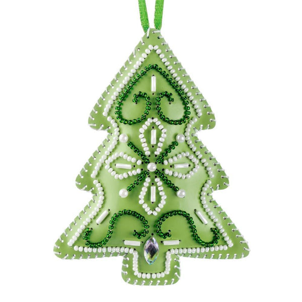 Beaded Embroidery Kit “Christmas Tree Ornament”