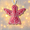 Beaded Embroidery Kit “Angel Christmas Ornament”