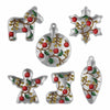 Beaded Embroidery Kit “Silver Night Christmas Ornaments”