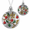 Beaded Embroidery Kit “Silver Night Christmas Ornaments”