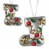 Beaded Embroidery Kit “Silver Night Christmas Ornaments”