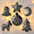 Beaded Embroidery Kit “Winter Symphony Christmas Ornaments”
